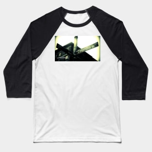 1st Avenue & Columbia Street Seattle WA by Mistah Wilson Photography Baseball T-Shirt